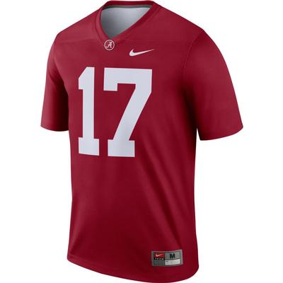Alabama Nike #17 Football Legend Jersey