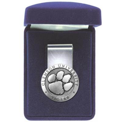 Clemson Heritage Pewter Money Clip