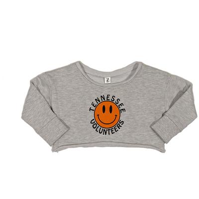 Tennessee Youth Smiley Cropped Sweatshirt