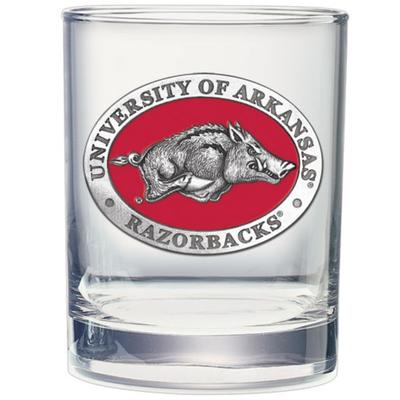Arkansas Heritage Pewter Circular Rocks Glass