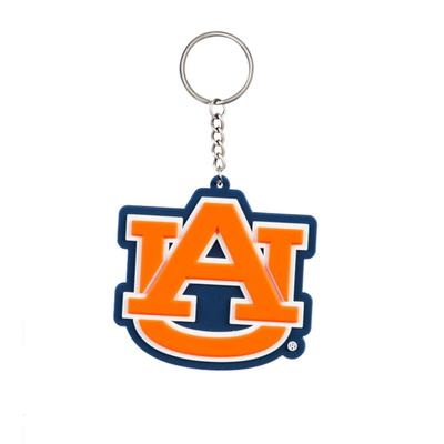 Auburn Evergreen PVC Keychain