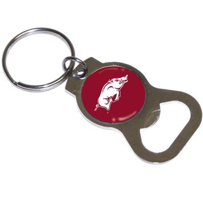 Arkansas Evergreen Bottle Opener Key Ring