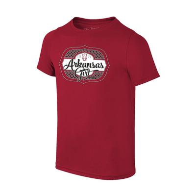 Arkansas Youth Girl Tee Shirt