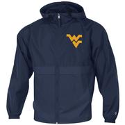  West Virginia Full Zip Lightweight Rain Jacket