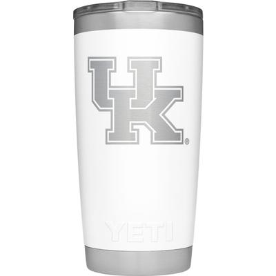 Kentucky YETI 20 Oz. White Rambler Tumbler