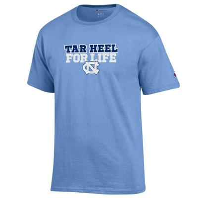UNC Tar Heel For Life Short Sleeve Tee