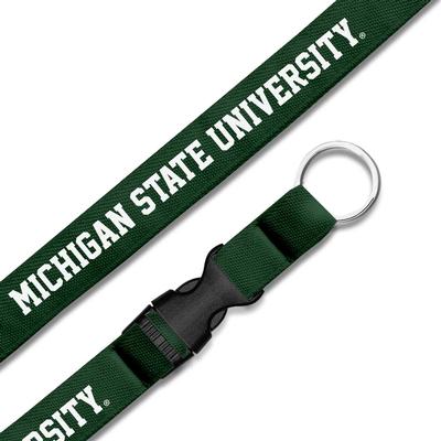 Michigan State Jardine Collection 3/4 Woven Lanyard