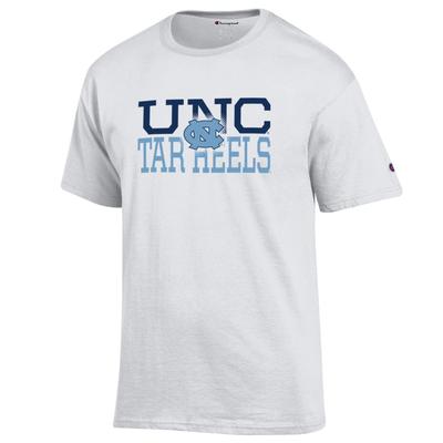 UNC Champion Stack Short Sleeve Tee