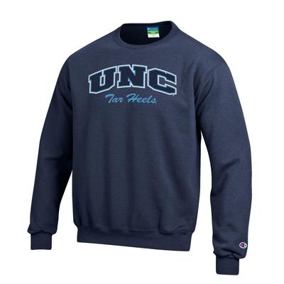 UNC Champion Youth Fleece Crew Sweatshirt