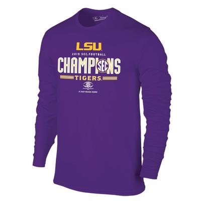 LSU 2019 SEC Conference Football Champions Tee Shirt