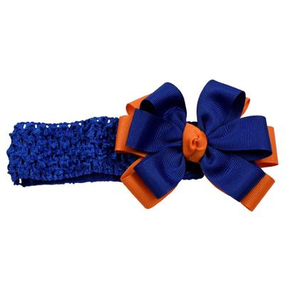 Florida Orange and Blue Crochet Headband