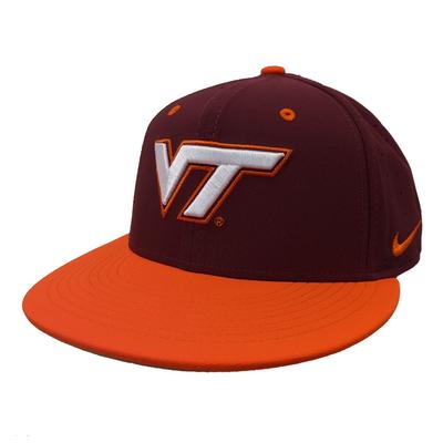 Virginia Tech Nike Dri-Fit Aerobill Baseball Fitted Hat