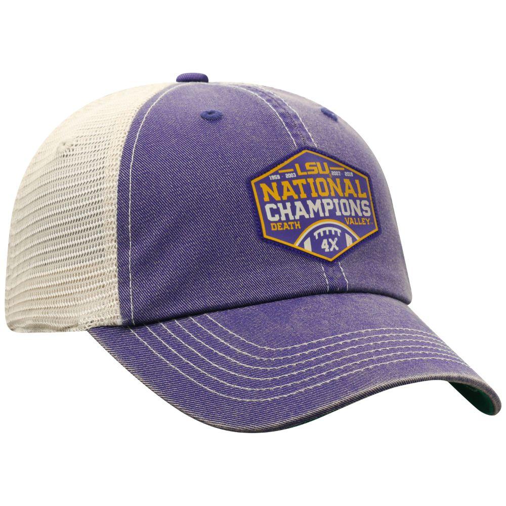 LSU LSU National Championship Logo Adjustable Hat Alumni Hall