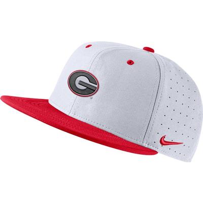 Georgia Nike Aero Fitted Baseball Cap