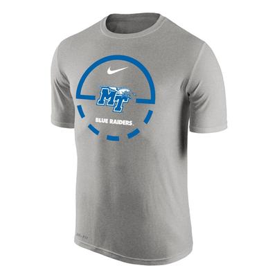 MTSU Nike Court Logo Dri-Fit Legend Tee