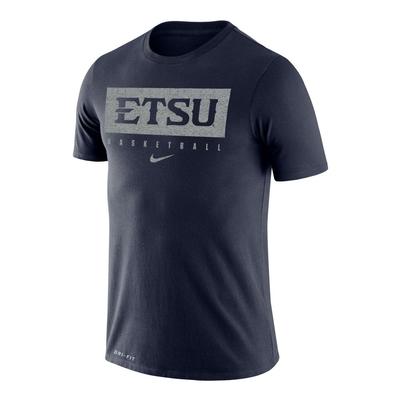 ETSU Nike Practice Legend Basketball Short Sleeve Tee