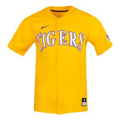 lsu baseball jersey nike