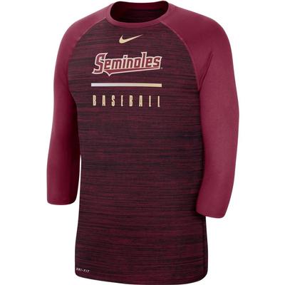 FSU Nike Men's Legend Raglan Baseball Tee