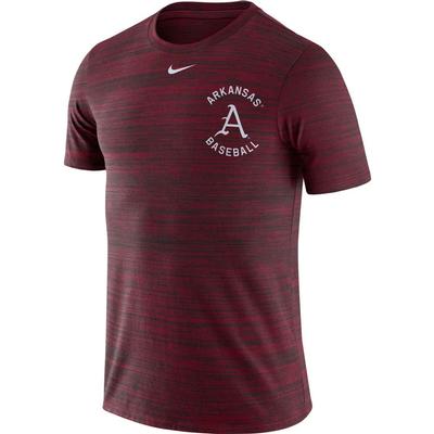 Arkansas Nike Velocity Legend Dri-Fit Baseball Tee
