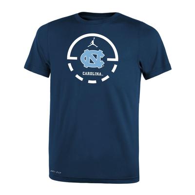 UNC Jordan Brand Court Logo Dri-Fit Legend Toddler Tee