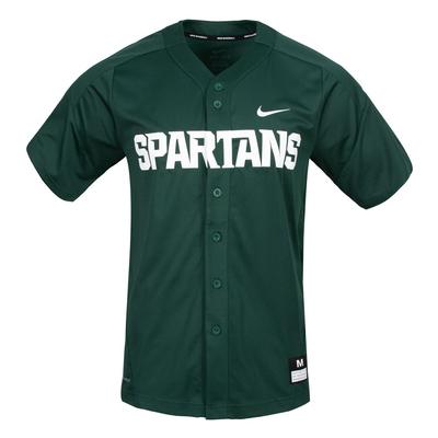 Michigan State Nike Baseball Jersey