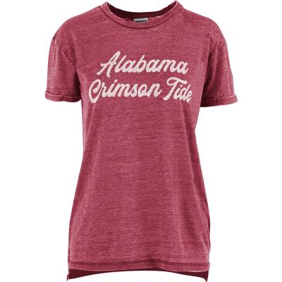 Alabama Pressbox Women's Juniper Script Vintage Wash Tee