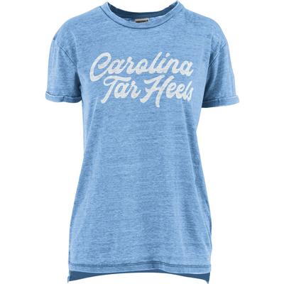 UNC Pressbox Women's Juniper Script Vintage Wash Tee