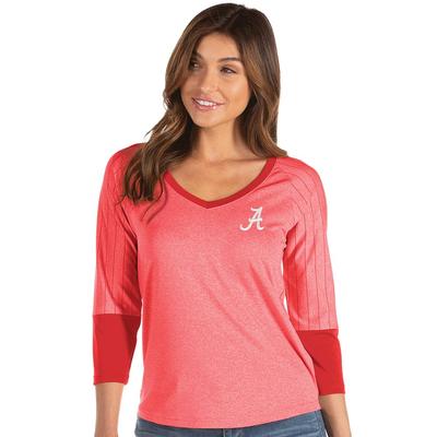 Alabama Antigua Women's Energy 3/4 Sleeve V-Neck