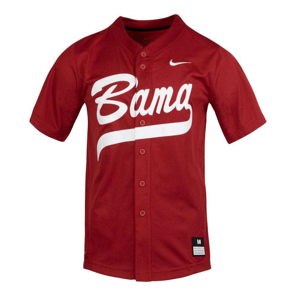 Bama | Alabama Nike Bama Script Softball Jersey | Alumni Hall