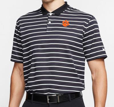 Clemson Nike Golf Dry Victory Stripe Polo