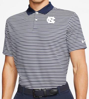 UNC Nike Golf Dry Victory Stripe Polo