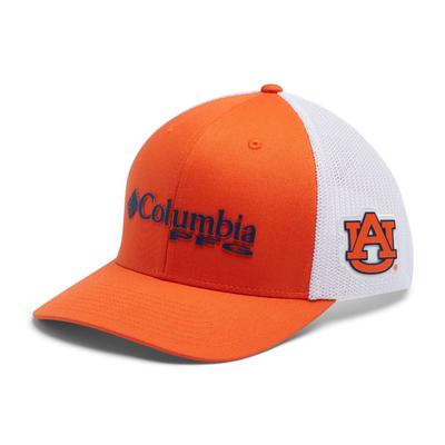 Auburn Columbia PFG Mesh Snap Back Hat