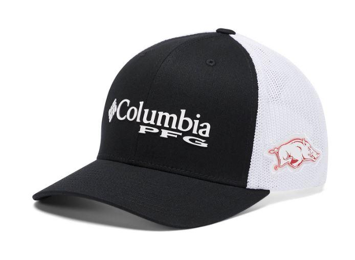 Arkansas Columbia Pfg Mesh Snap Back Hat