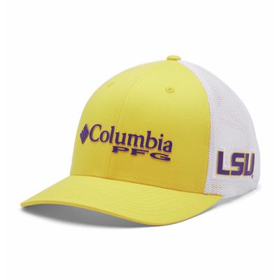 LSU Columbia PFG Mesh Snap Back Hat