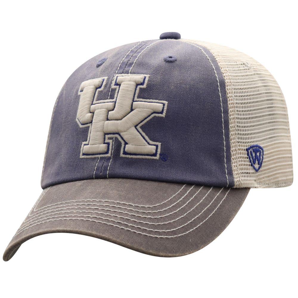 Cats Kentucky Men's Washed Cotton Trucker Hat Alumni Hall