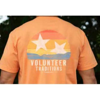 Tennessee Volunteer Traditions Valley Tri-Star Orange Pocket Tee