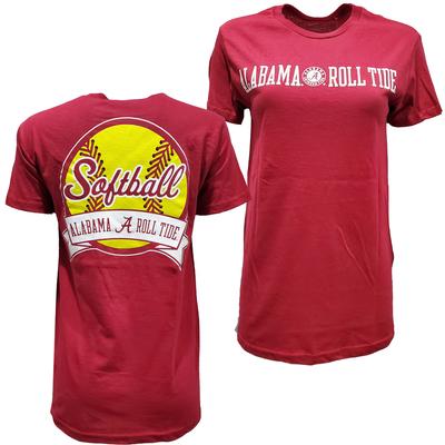 Alabama Softball Giant Logo Tee