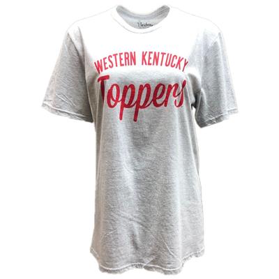 Western Kentucky Pressbox Trudy Melange Tee