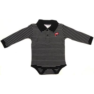 Western Kentucky Infant Striped Long Sleeve Onesie