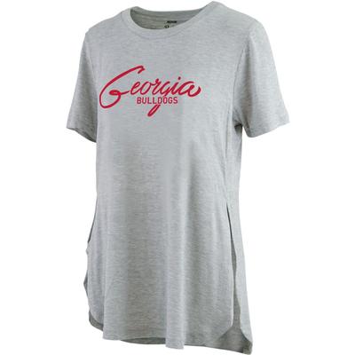 Georgia Pressbox Side Slit Testify Tee