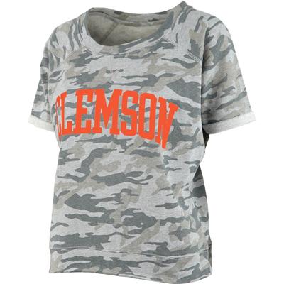 Clemson Pressbox Camo Splash Tee