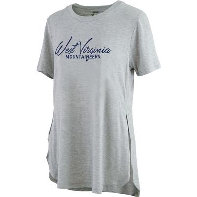 West Virginia Pressbox Side Slit Testify Tee