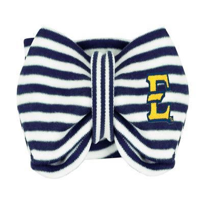 ETSU Newborn Striped Knot Hairband