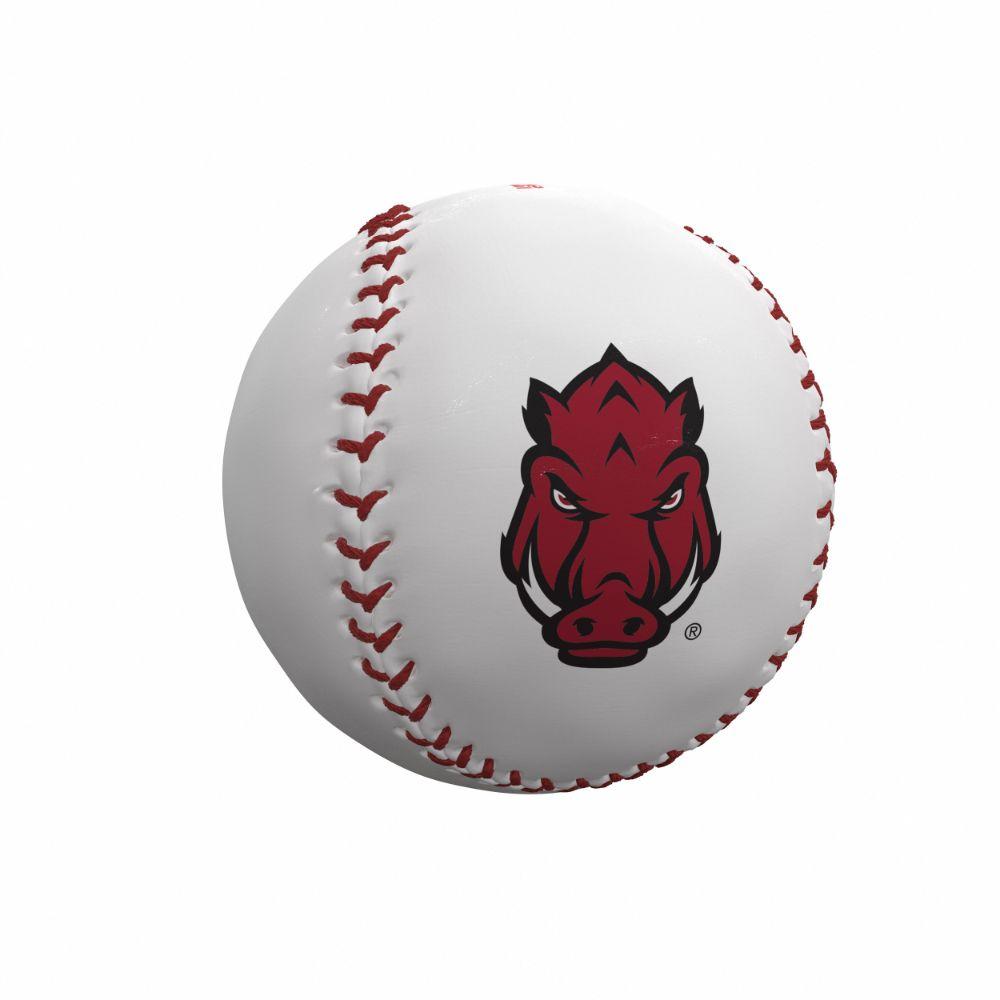 Arkansas Razorbacks Logo Autograph Baseball