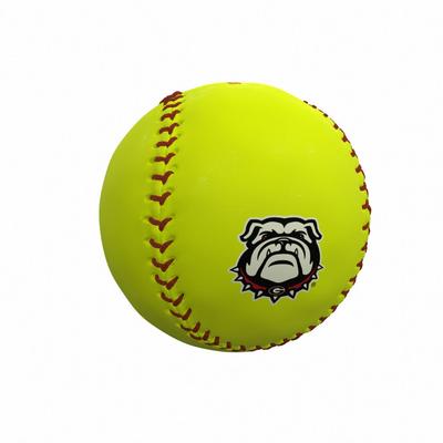 Georgia Bulldogs Logo Autograph Softball