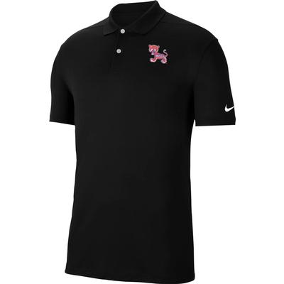 Clemson Nike Golf Retro Logo Dry Victory Solid Polo