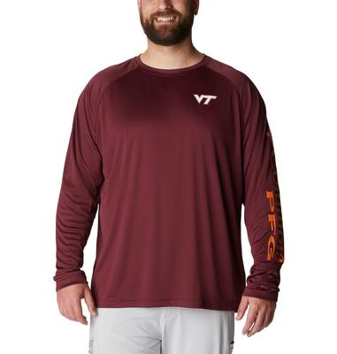 Virginia Tech Columbia PFG Terminal Tackle L/S Shirt