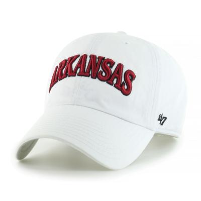 Arkansas 47' Brand Arch Script Clean Up Hat
