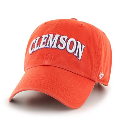 Clemson 47' Brand Arch Script Clean Up Hat