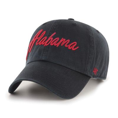 Alabama 47' Brand Women's Lyric Script Clean Up Hat